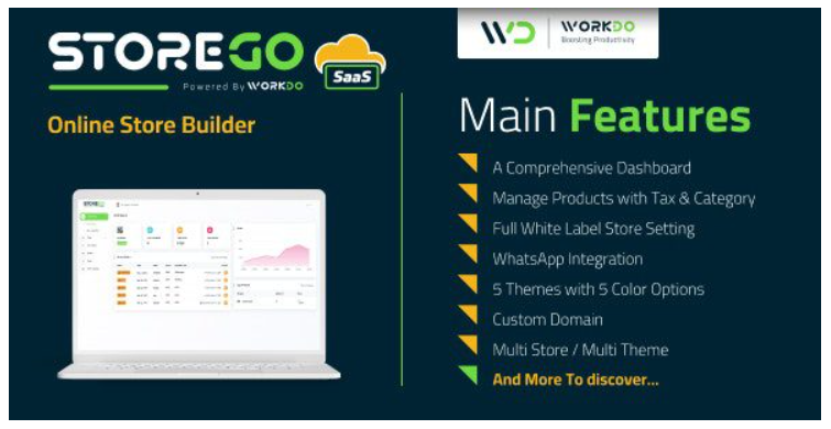 StoreGo SaaS  – Construtor de loja online
