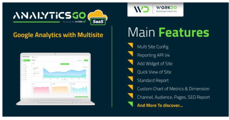 AnalyticsGo SaaS  – Google Analytics V4 com Multisite