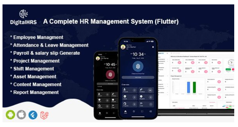 DigitalHR  – Aplicativo de RH, RH e SGHR multilocatário baseado em filial